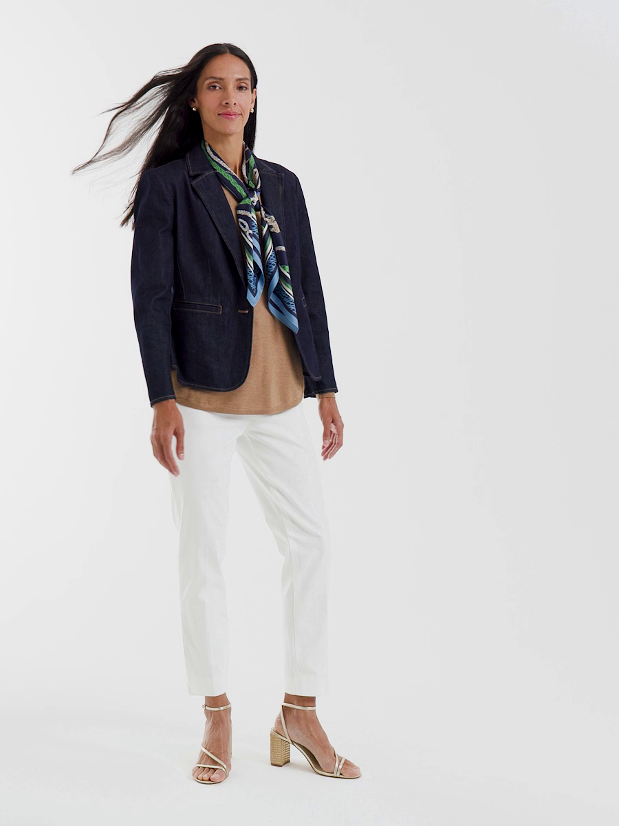 Brigitte Slim Pull-On Ankle Pants