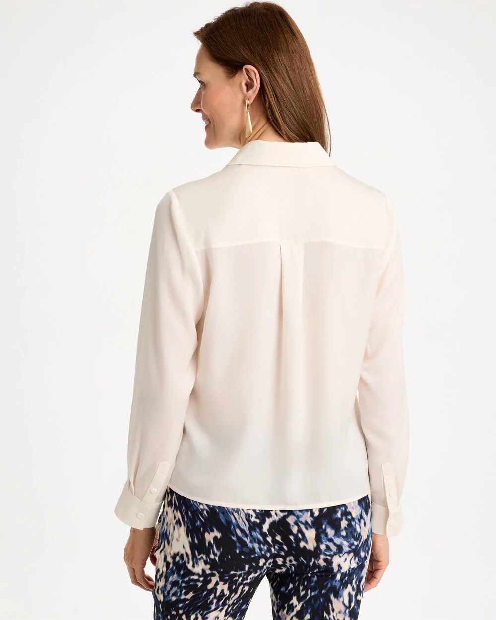 Satin Collared Blouse