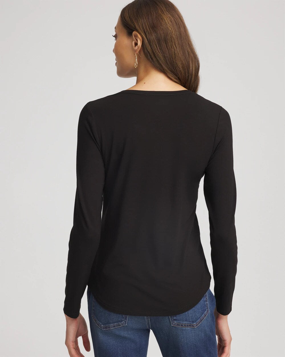 Touch of Cool V-Neck Layering Tee