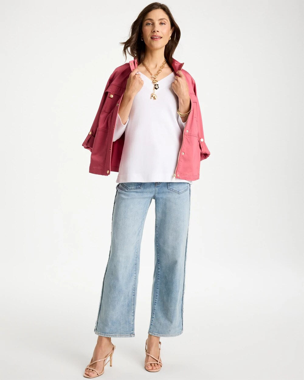 Pima Cotton 3/4 Sleeve Tee