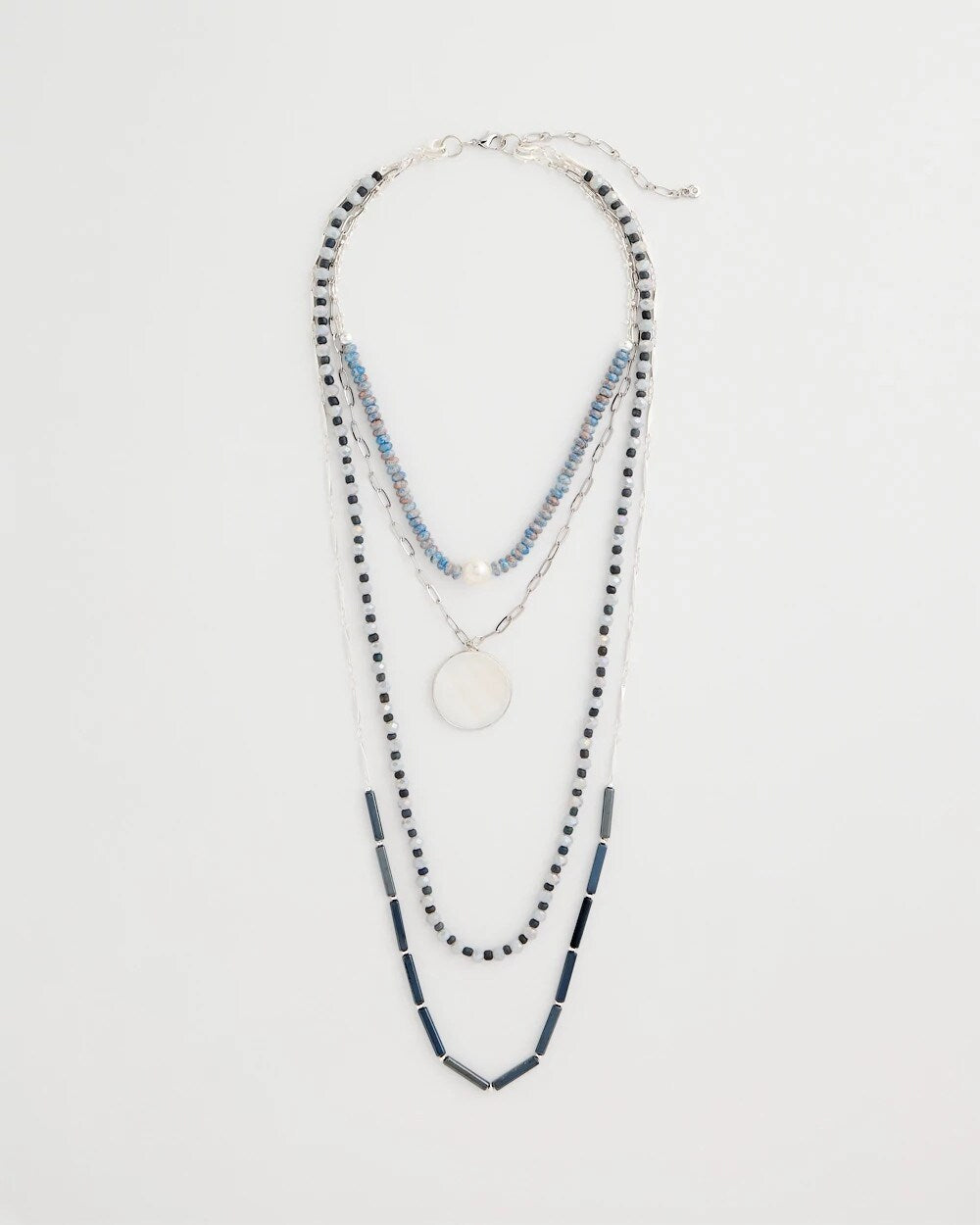 Siren Pendant Layered Necklace