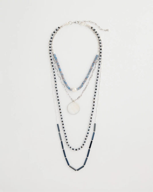 Siren Pendant Layered Necklace