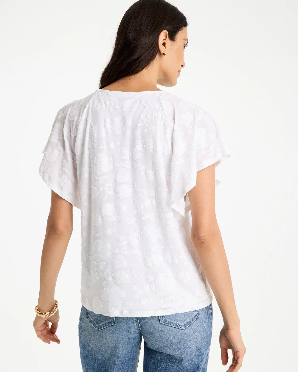 Burnout Floral Tee