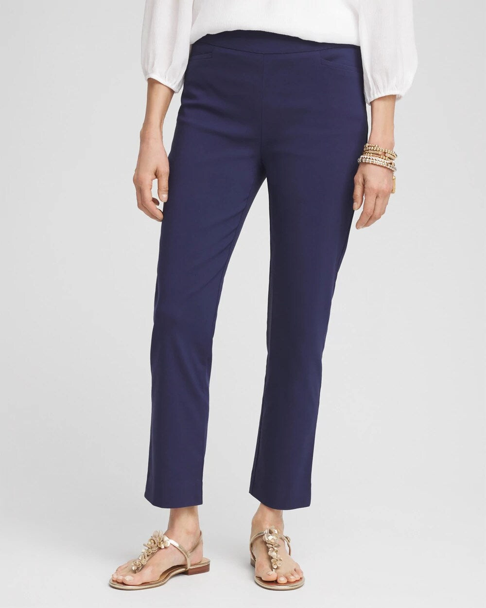 Brigitte Pull-On Cropped Pants