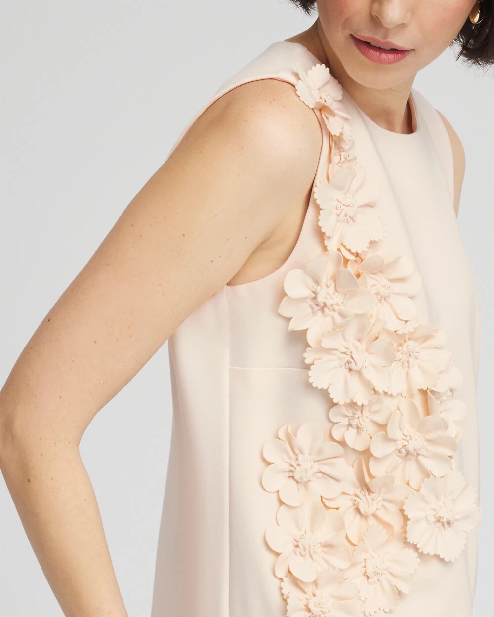 Appliqu¨¦ Ponte Knit Dress