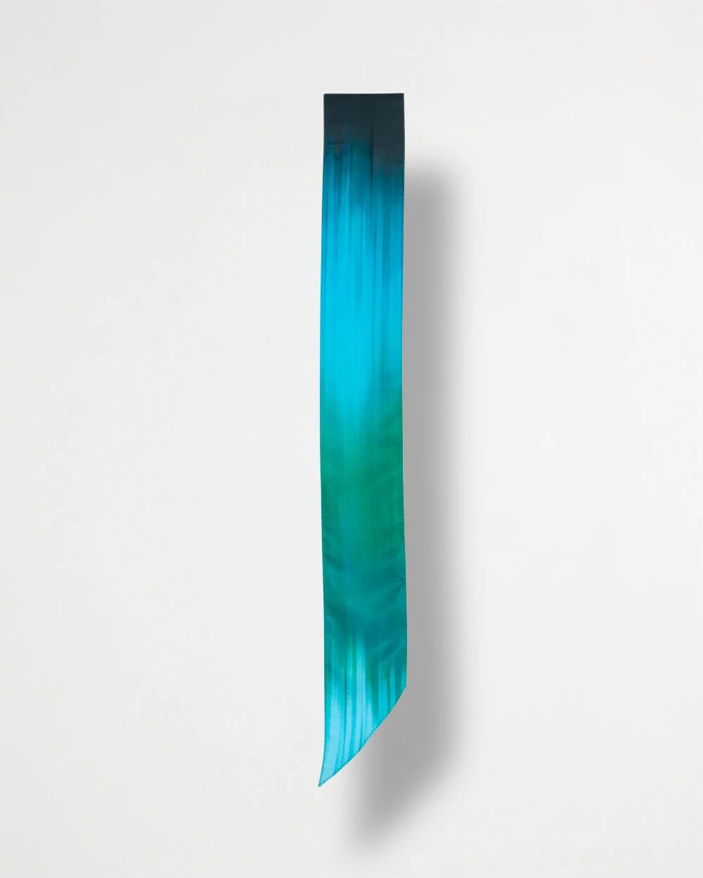 Printed Tie-Dye Skinny Scarf