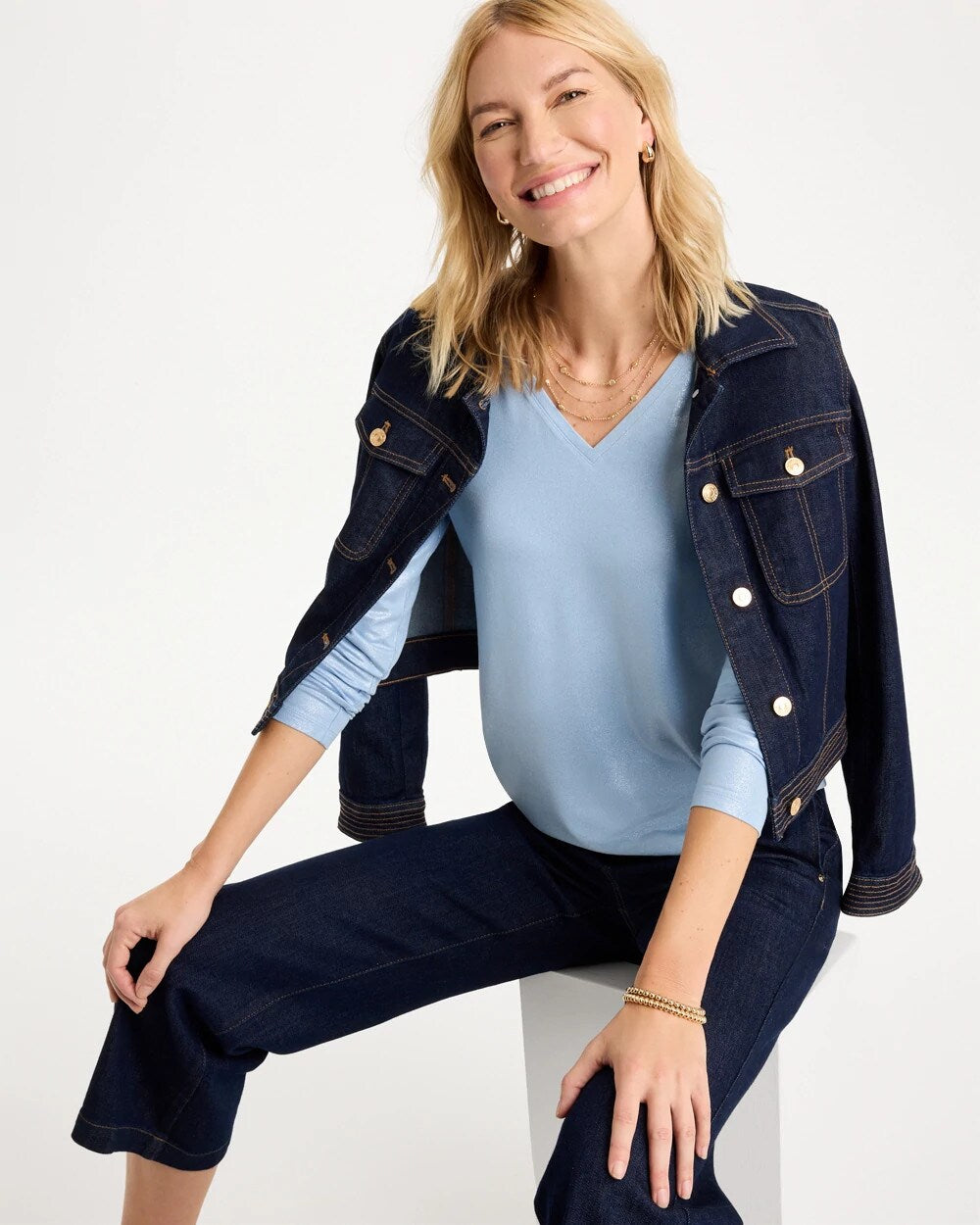 Foiled Touch of Cool Layering Tee