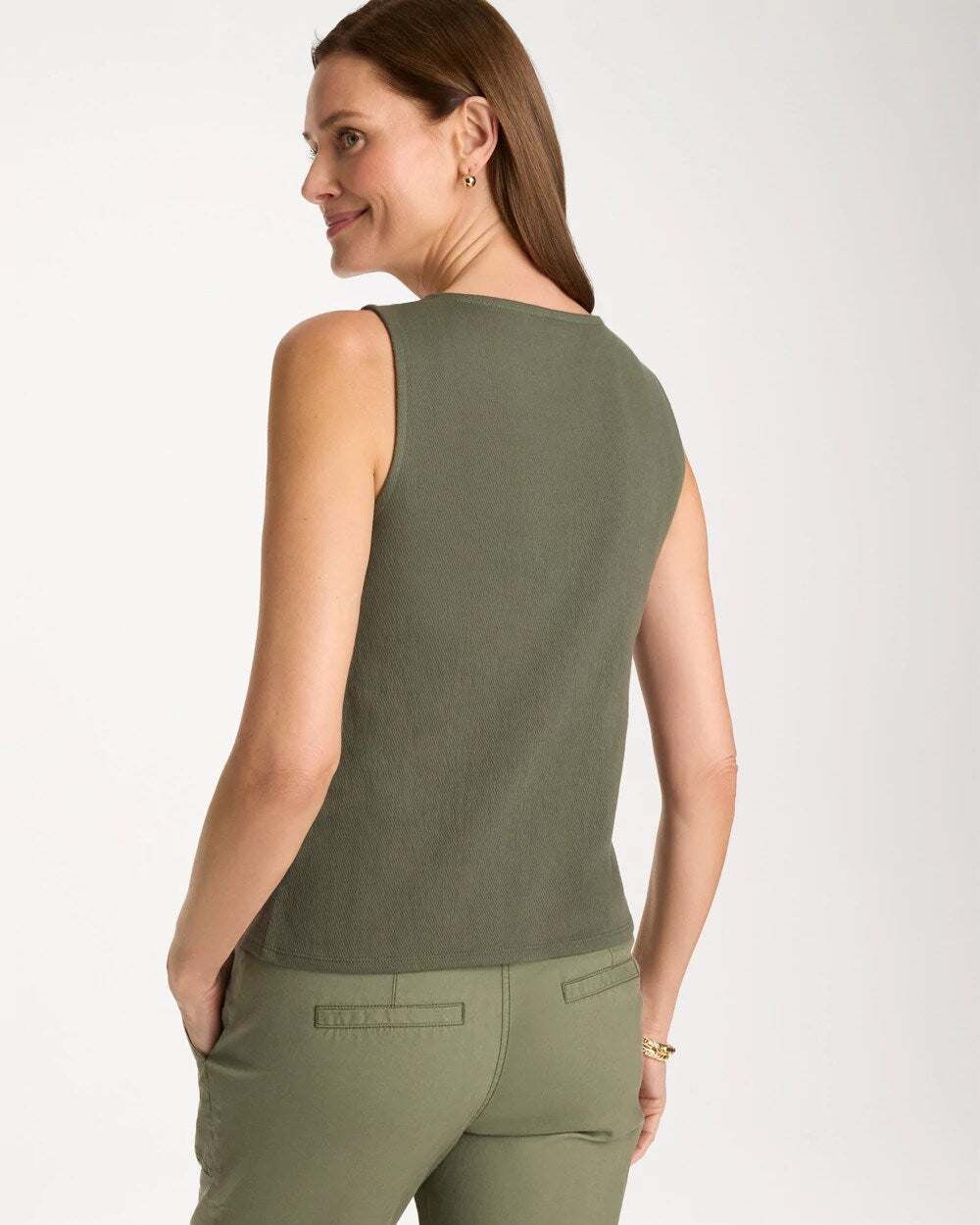 Knit Gauze Tank