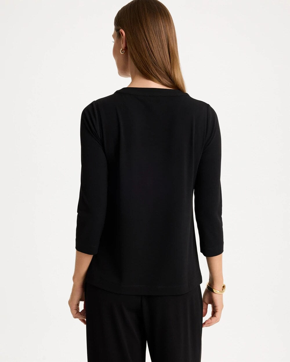 Travelers Knit Twist Front Top