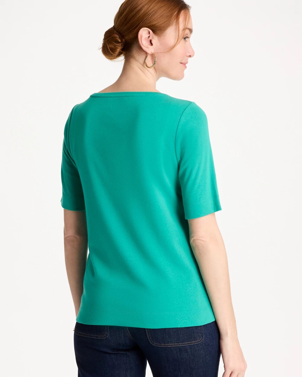 Pima Elbow Sleeve Tee