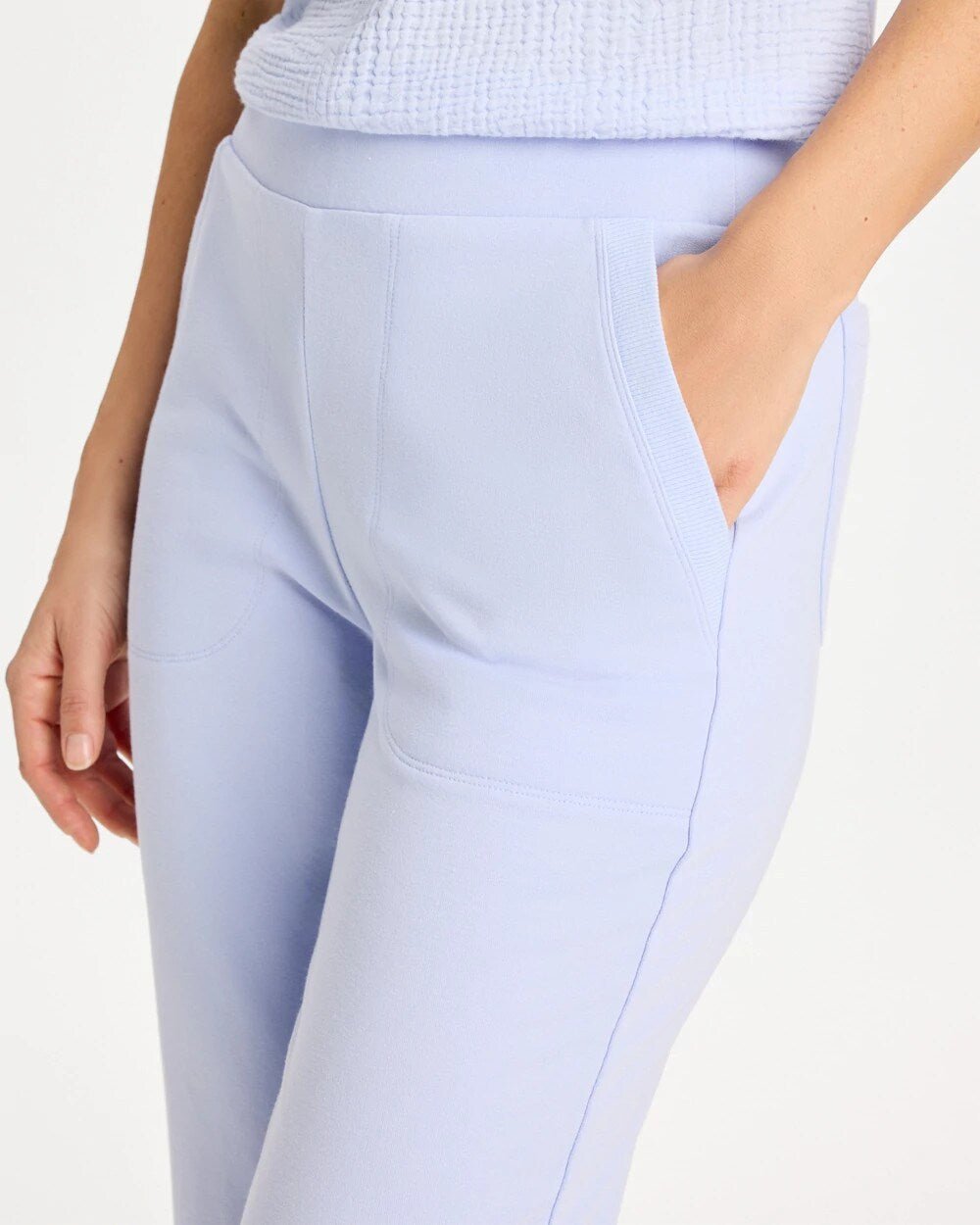 Zenergy French Terry Cropped Pants