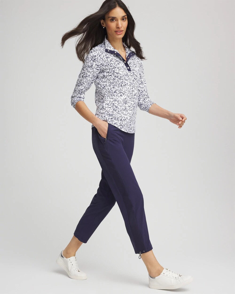 Zenergy UPF Rib Mix Cropped Pants