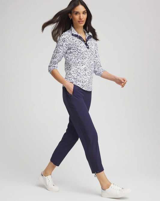 Zenergy UPF Rib Mix Cropped Pants