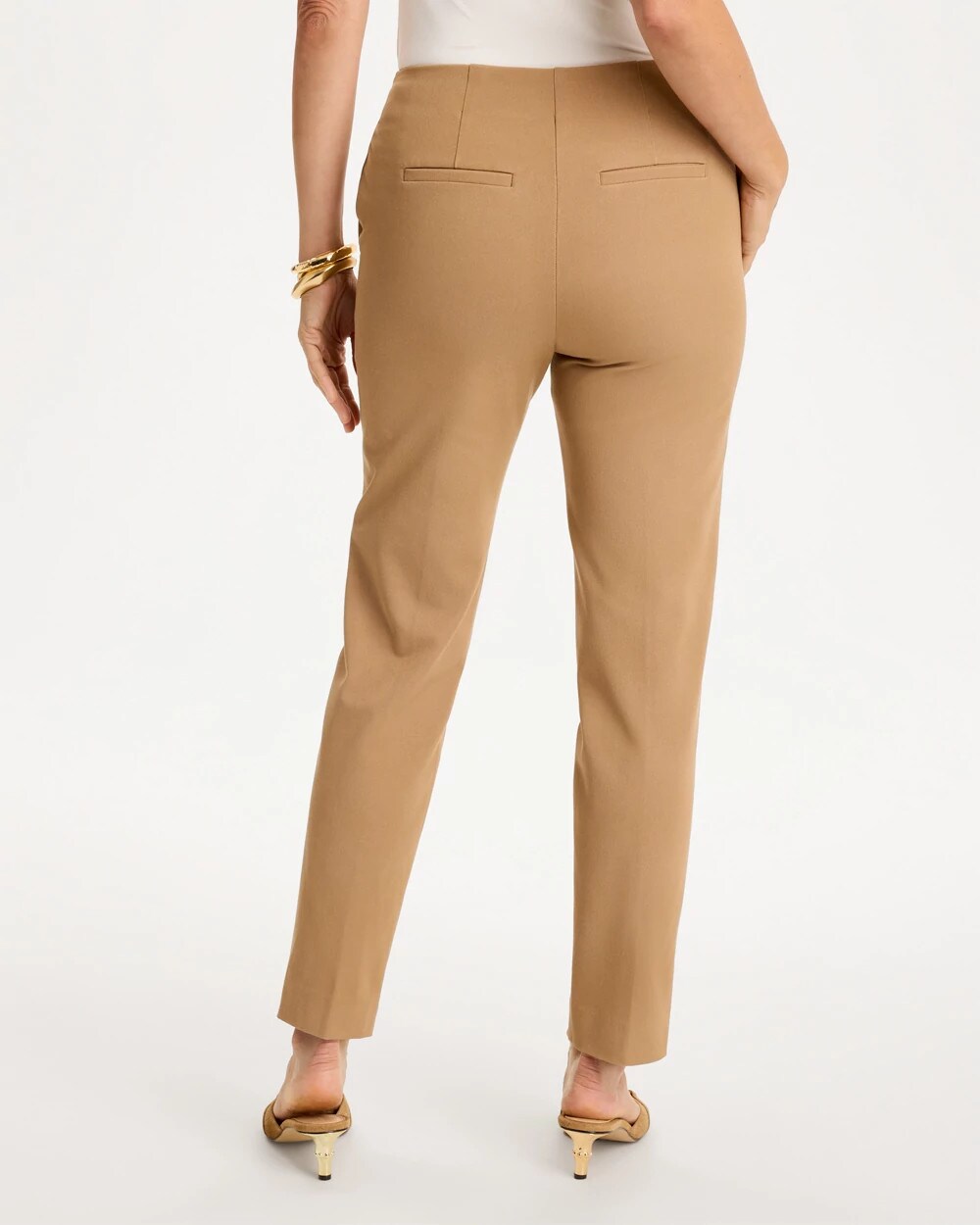 Soft-Stretch Twill Hollywood Waist Pants