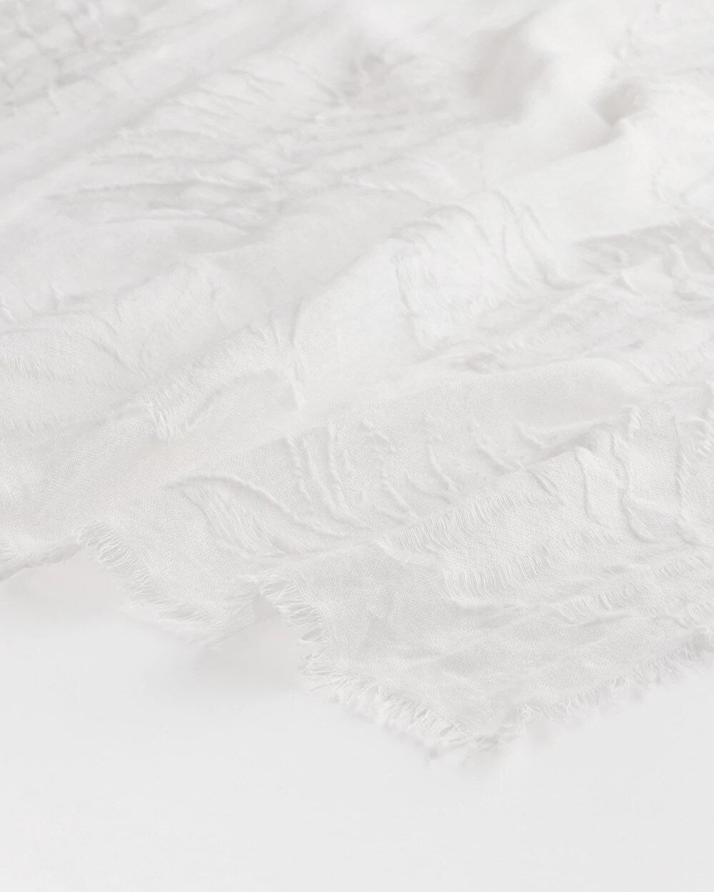 Textured Palms Oblong Scarf