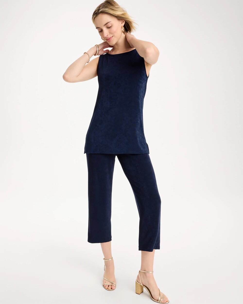 Travelers No Tummy Cropped Pants