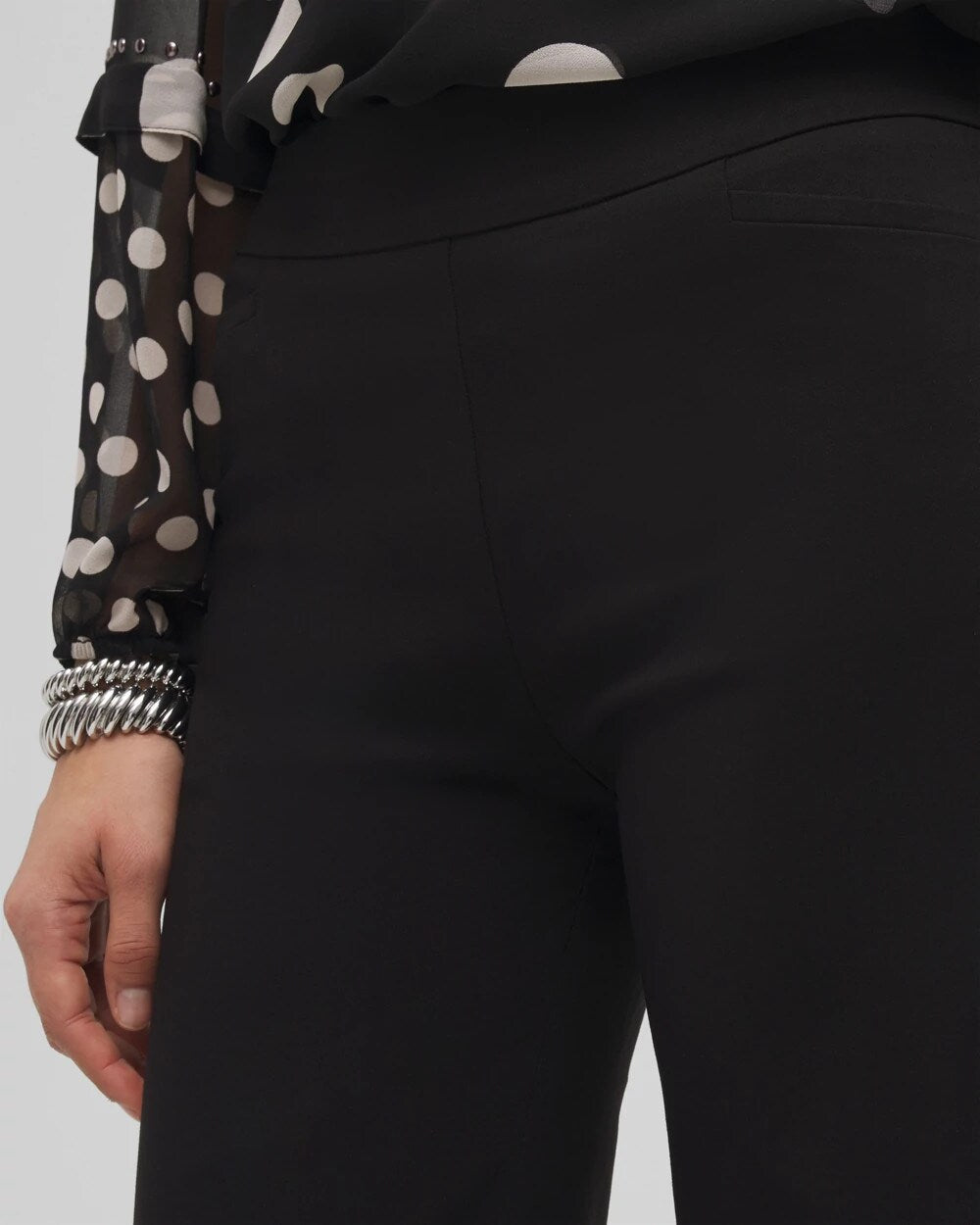 Brigitte Slim Wide-Leg Pants