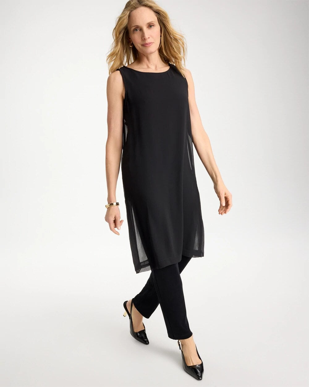 Travelers Layered Chiffon Tunic