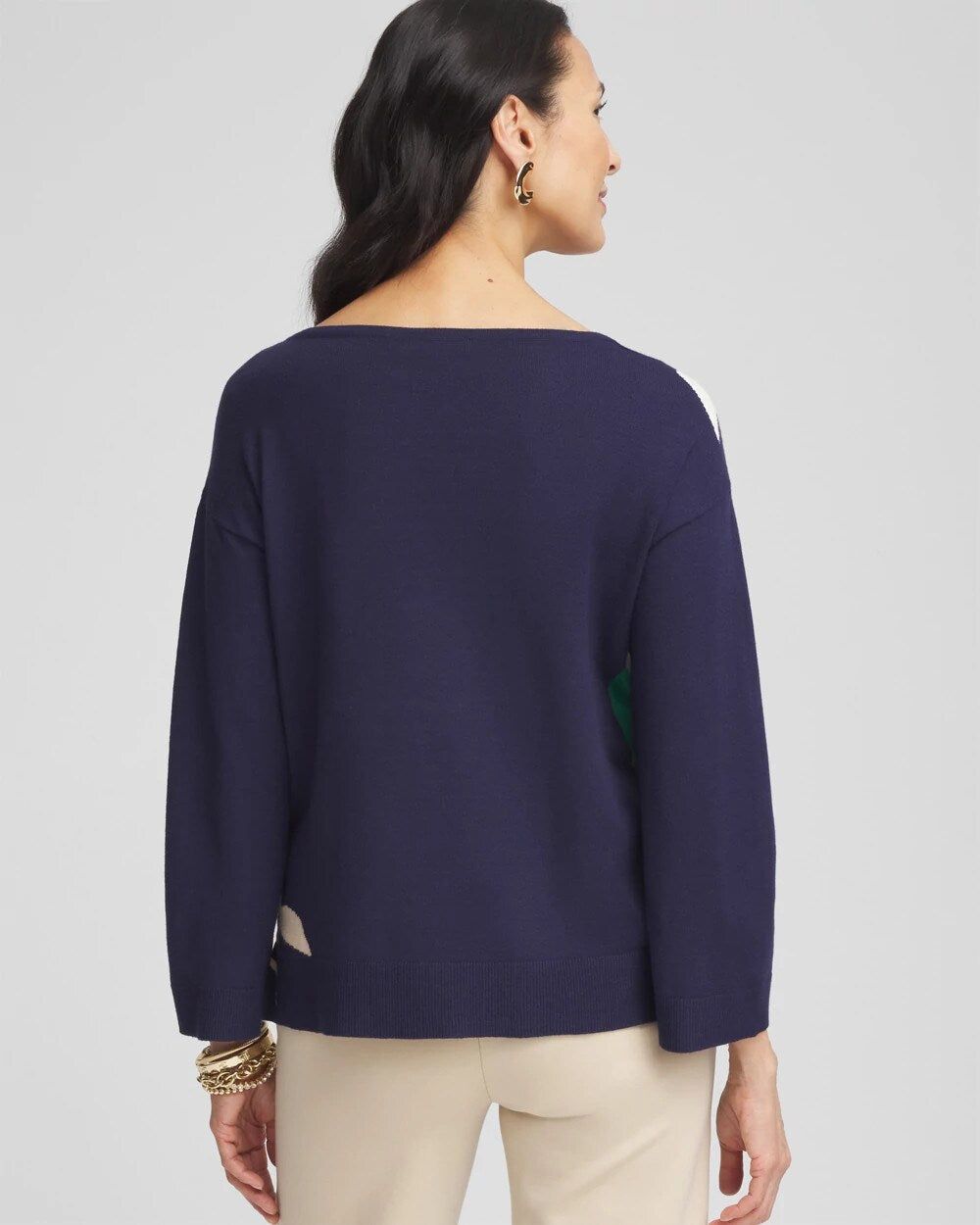 Wildflower Intarsia Pullover