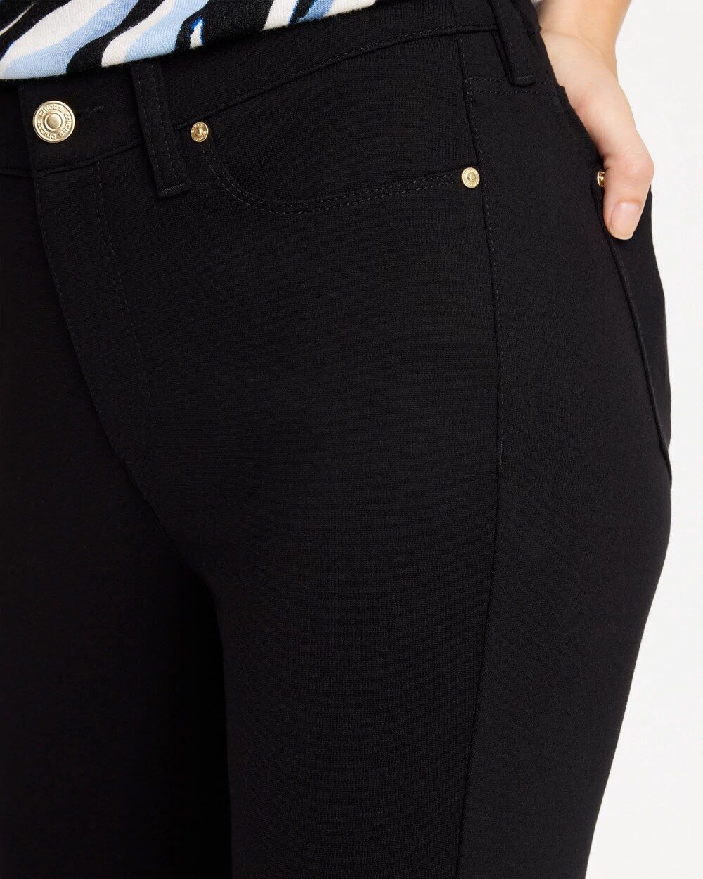 Ponte Five Pocket Skinny Pants