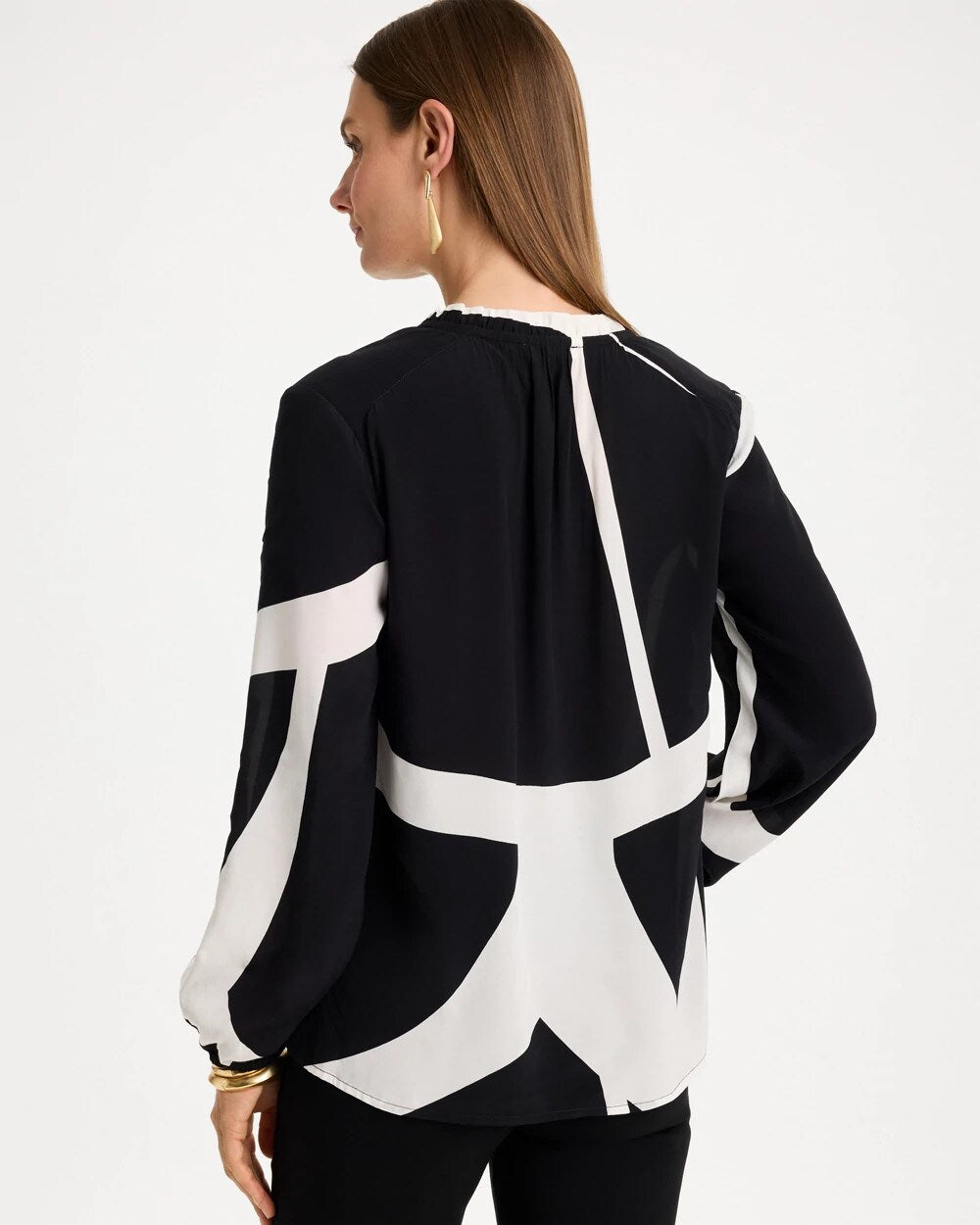 Crepe Tie-Front Top