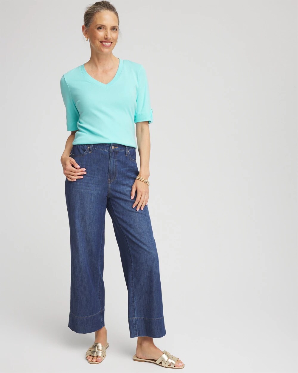 Pima V-Neck Tee