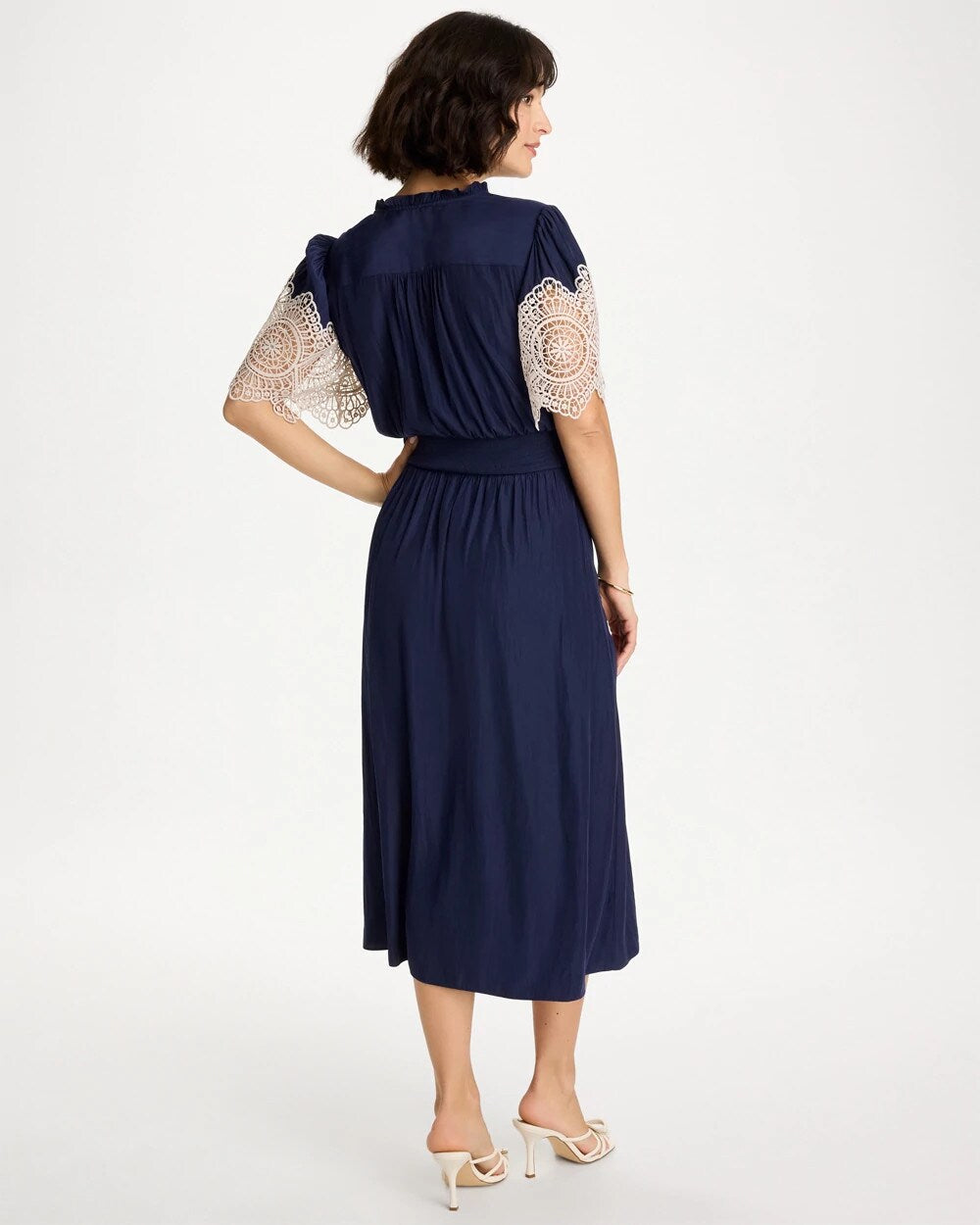 Sea Island Crinkled Midi Dress