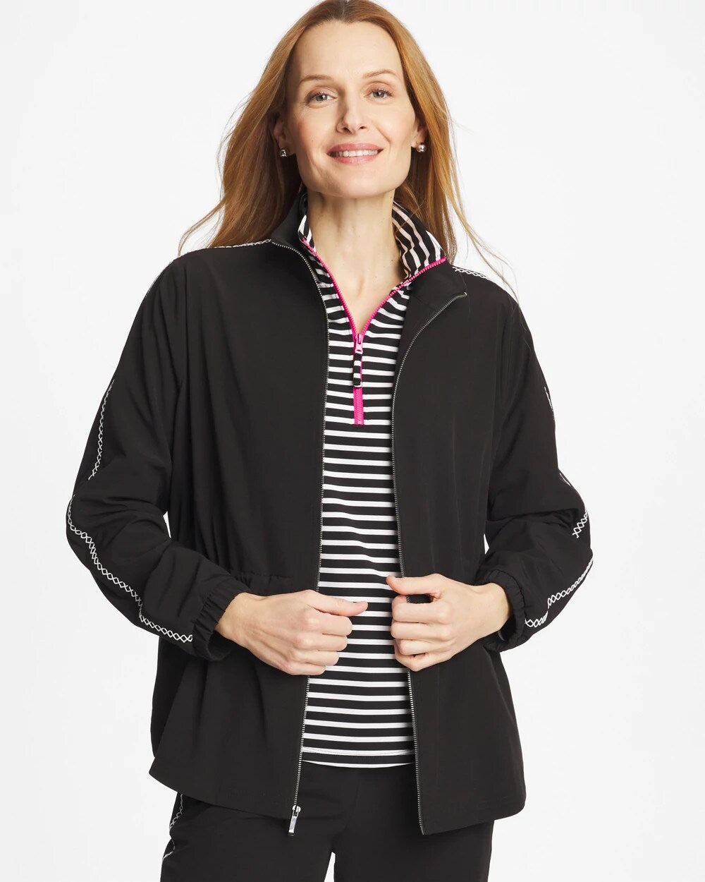 Zenergy UPF Lattice-Trim Jacket