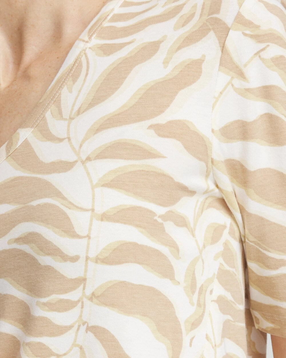 Touch of Cool Leaves Modern Tunic