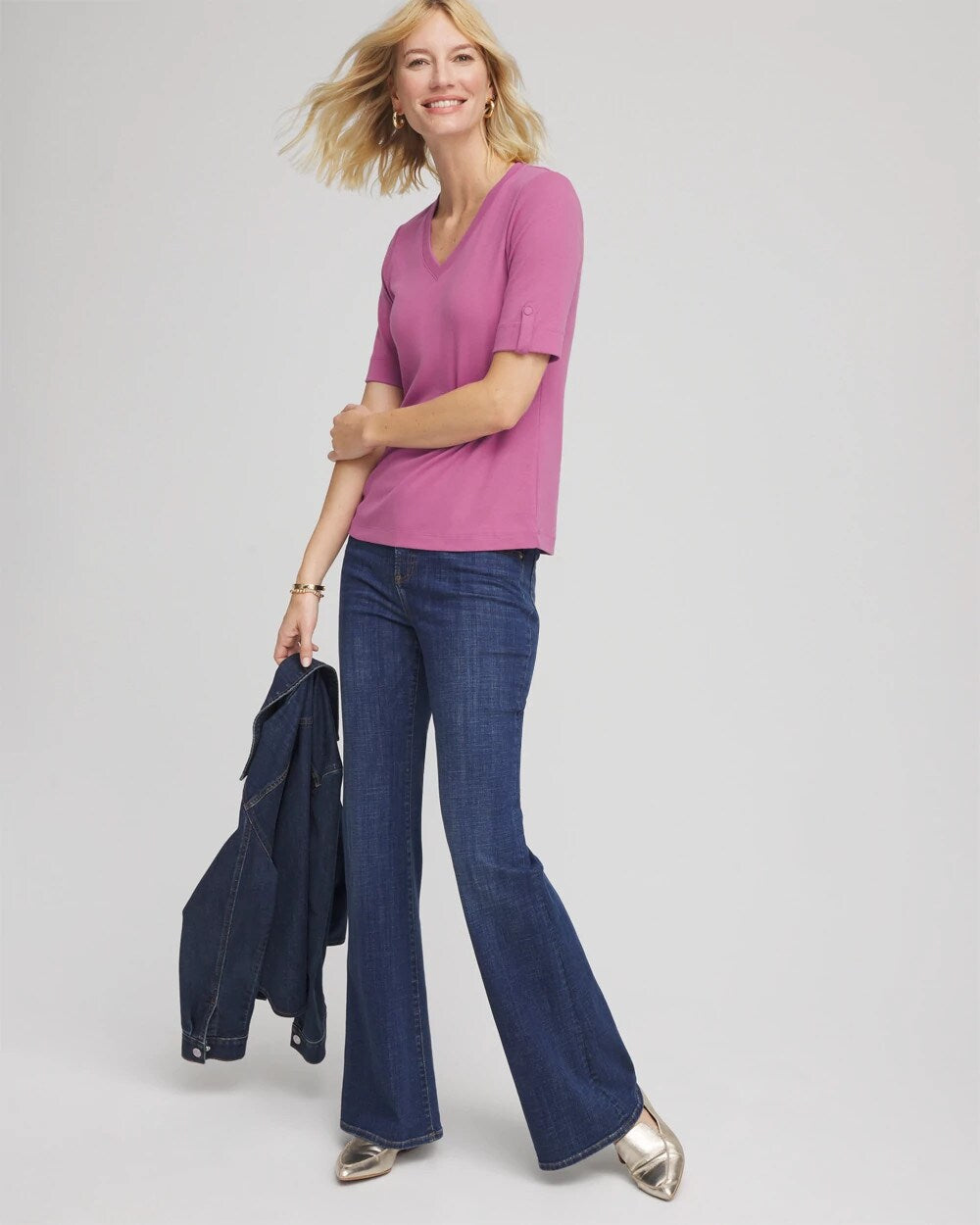 Pima V-Neck Tee