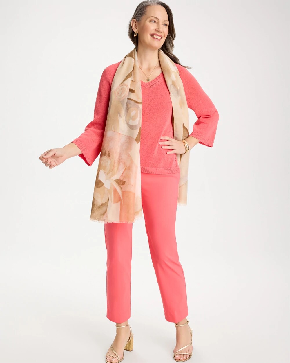 Cotton-Blend Pullover Sweater