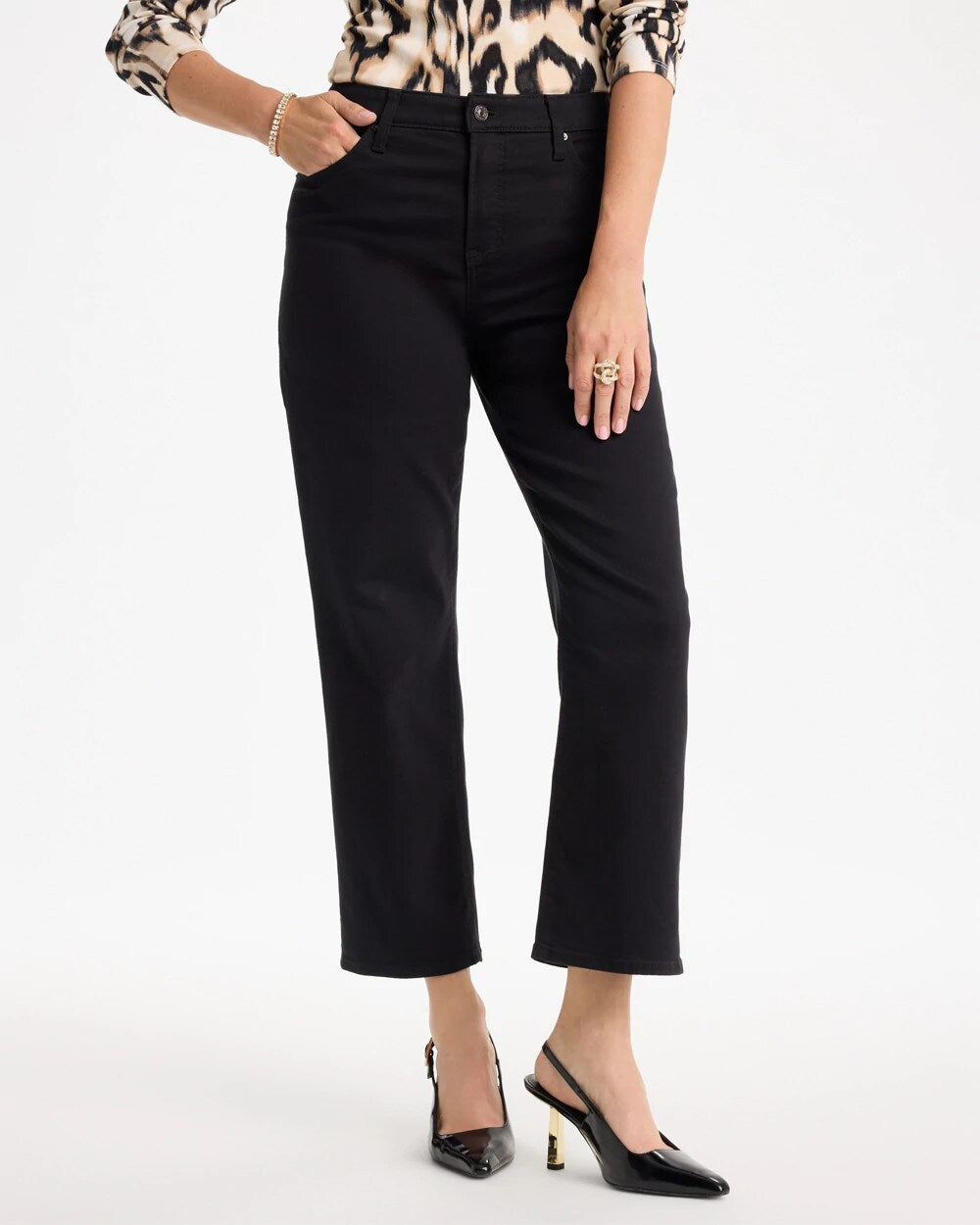 Girlfriend Slim Ankle Jeans