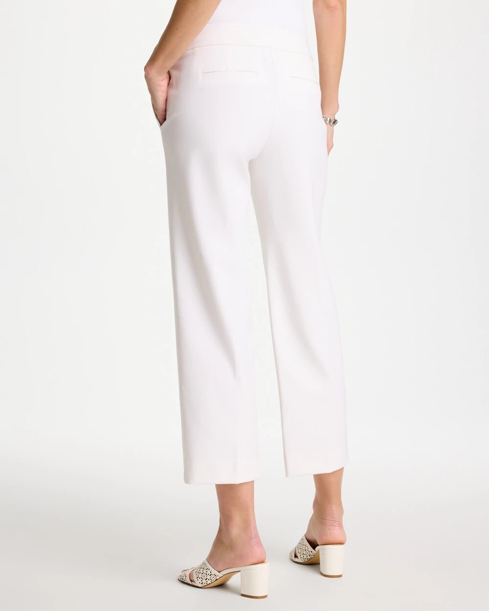 Juliet Lightweight Straight Crop Pants