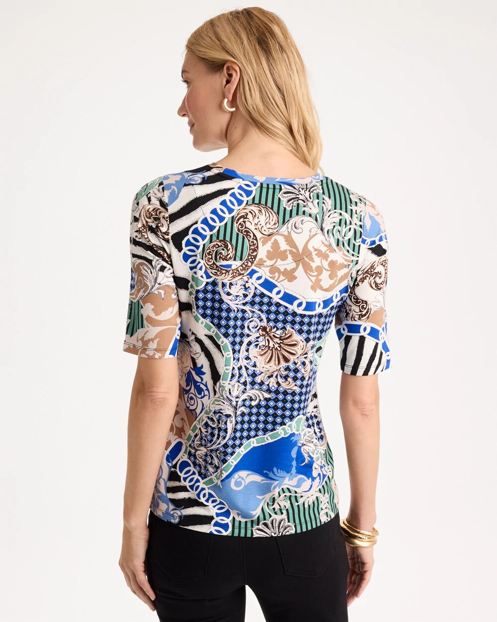 Touch of Cool Status Elbow Sleeve Tee
