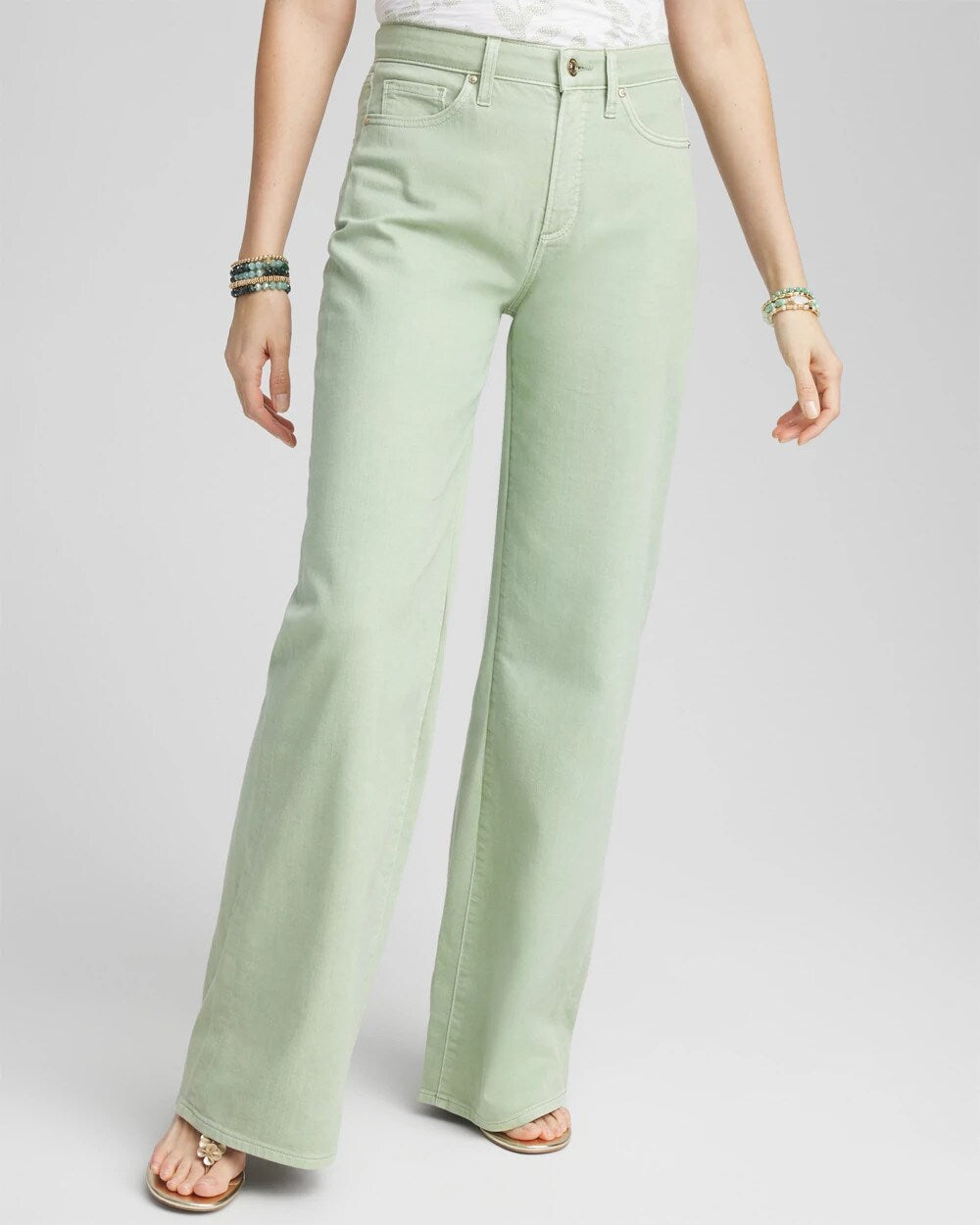 So Slimming High Rise Wide Leg Jeans