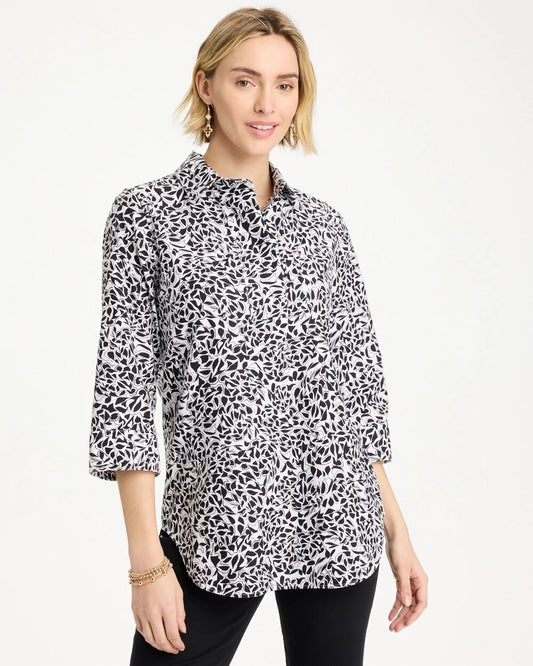 No Iron Stretch Printed Popover