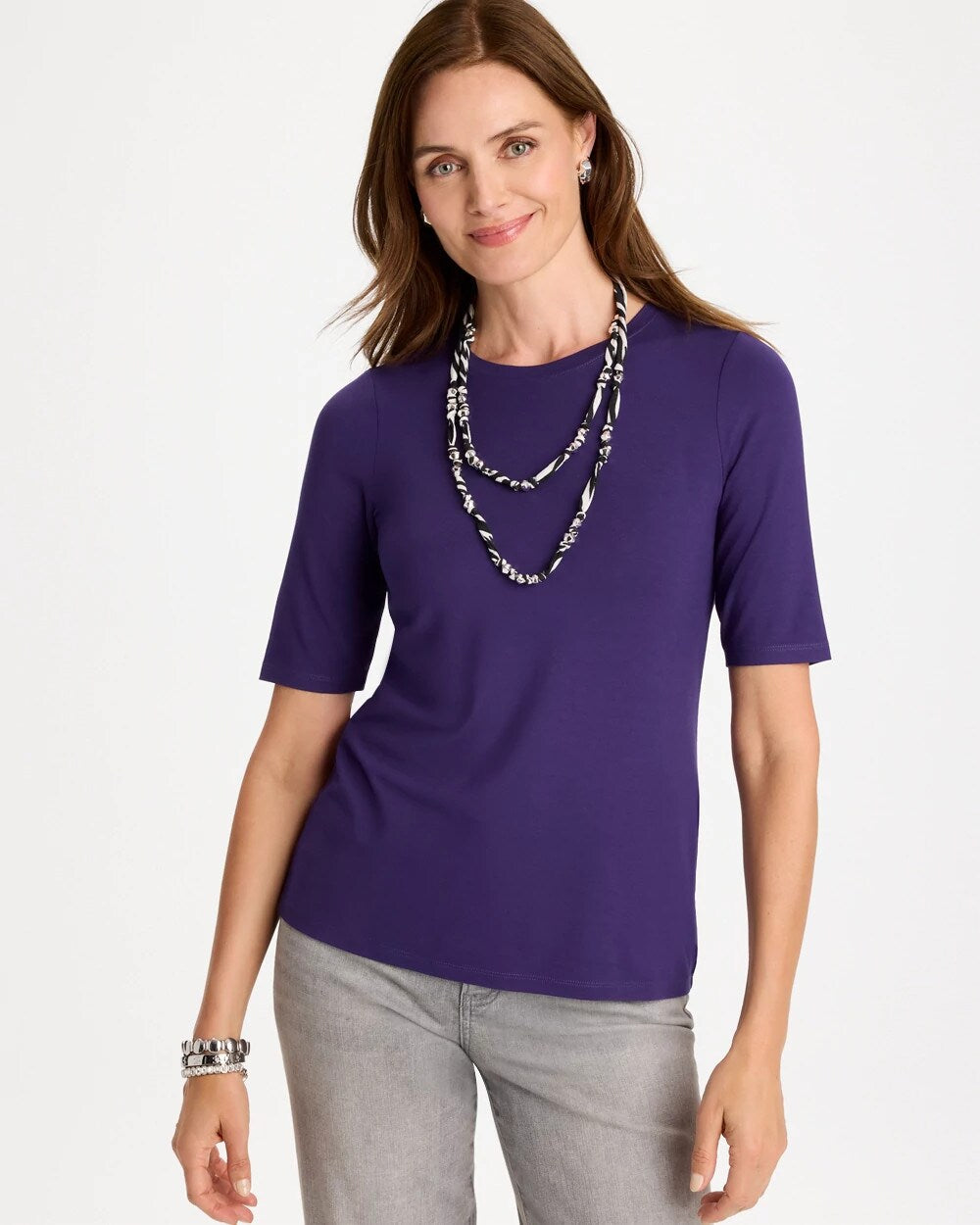 Touch of Cool Elbow Sleeve Tee