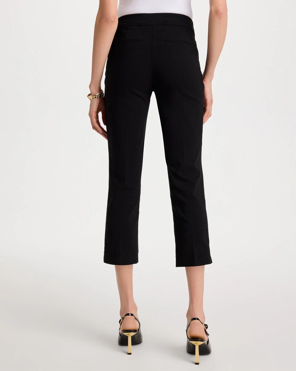 Brigitte Slim Pull-On Crop Pant