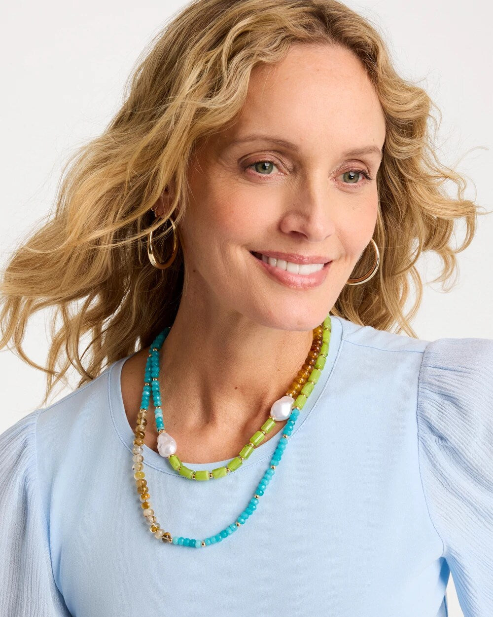Resin Single-Strand Necklace
