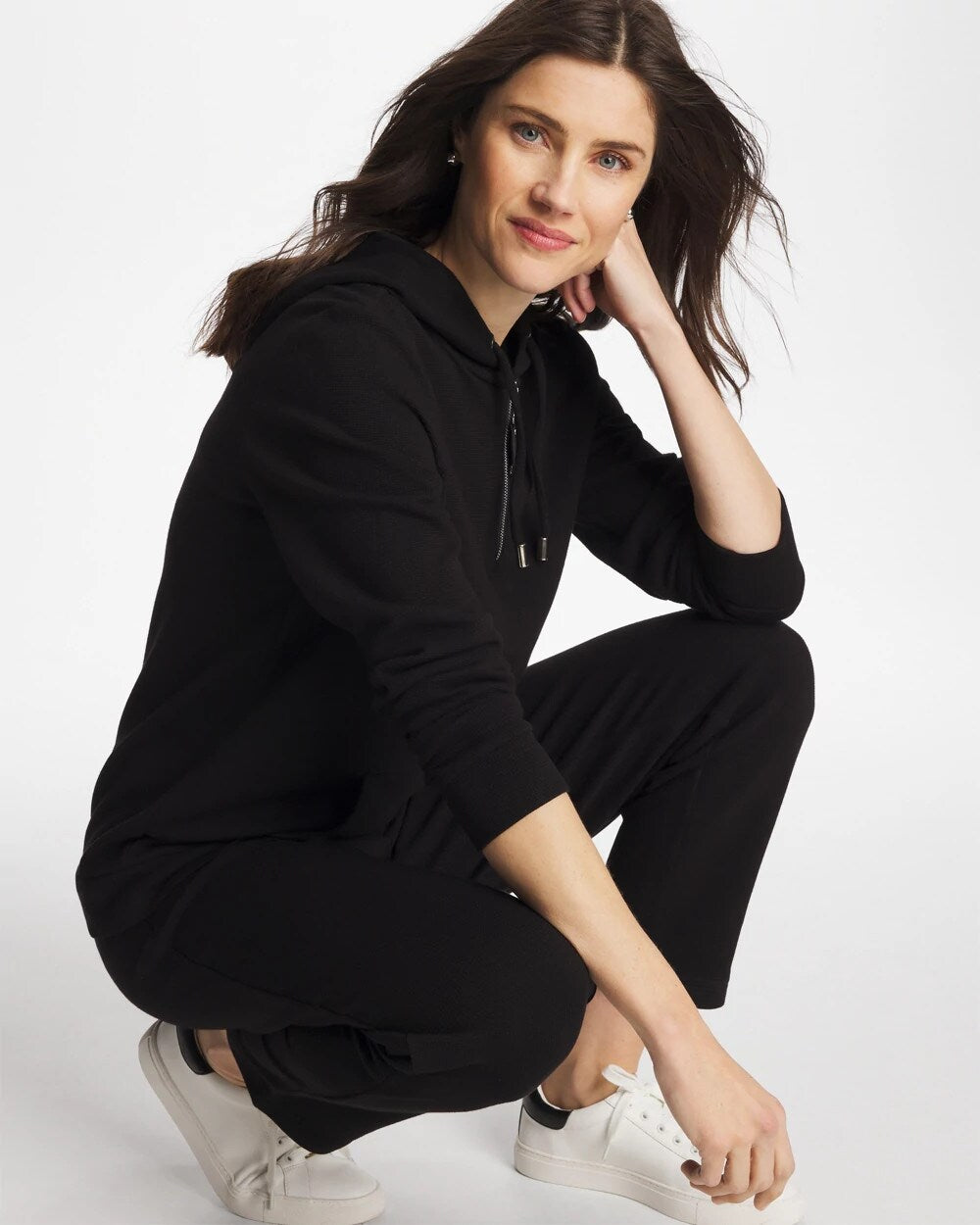 Zenergy Soft Waffle Hooded Top