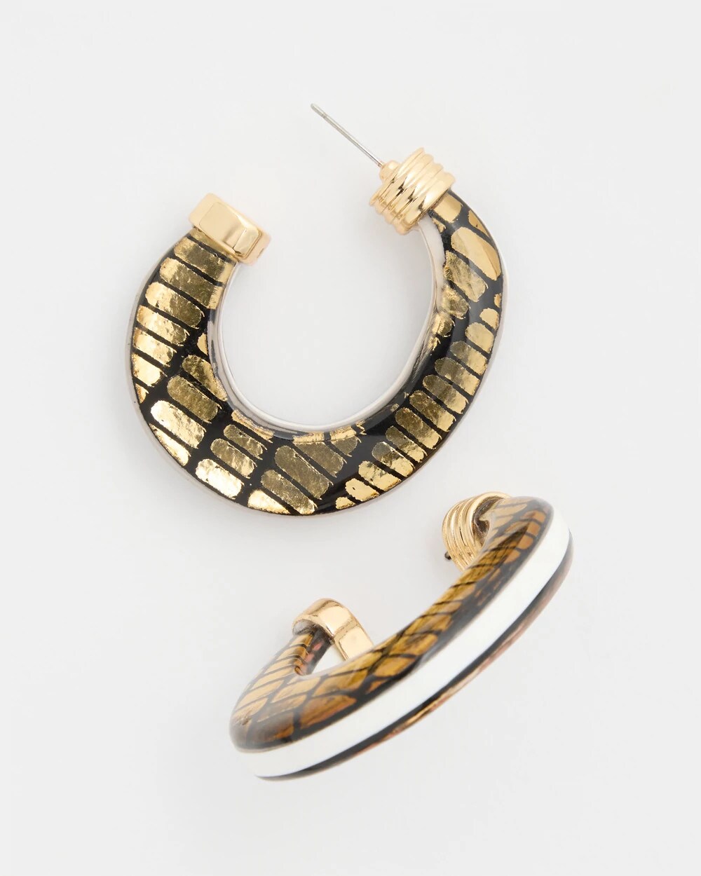Animal Print Golden Hope Earrings