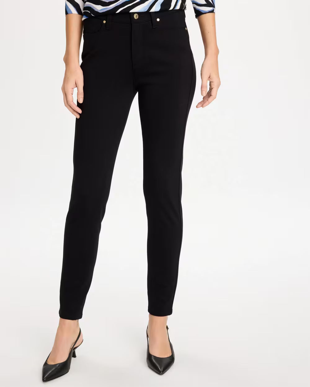 Ponte Five Pocket Skinny Pants