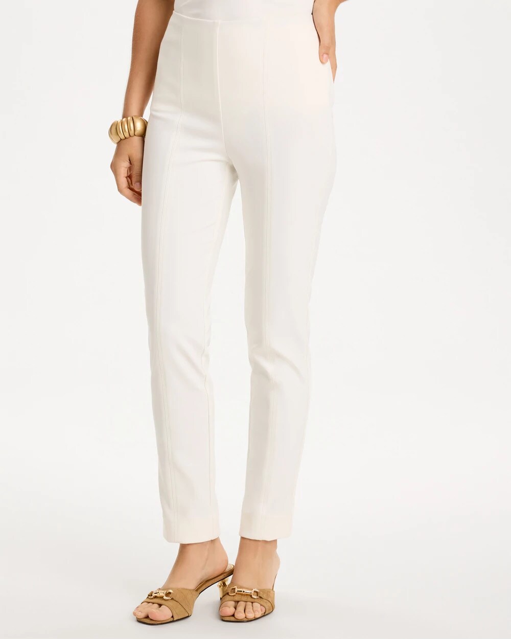 Juliet Knit Slim Ankle Pants