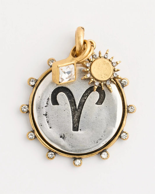 Aries Zodiac Charm Pendant