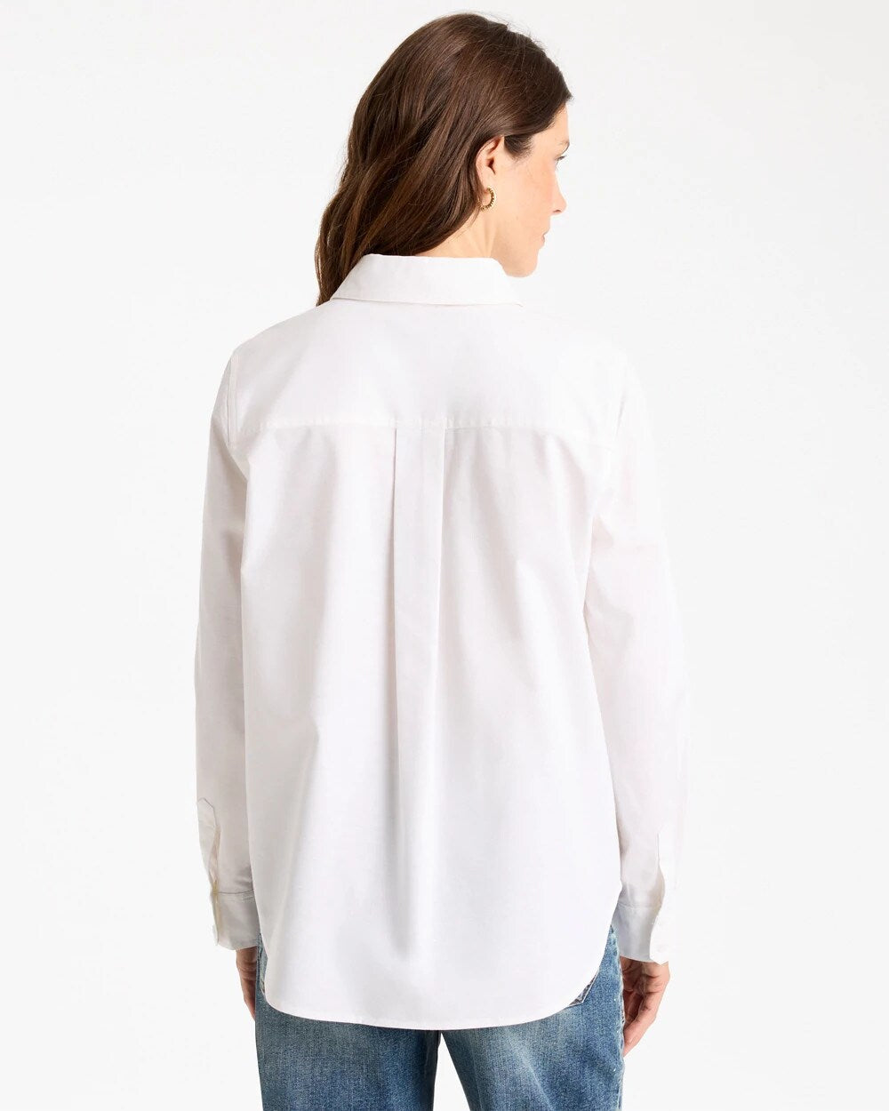 Cotton-Blend Oxford Shirt