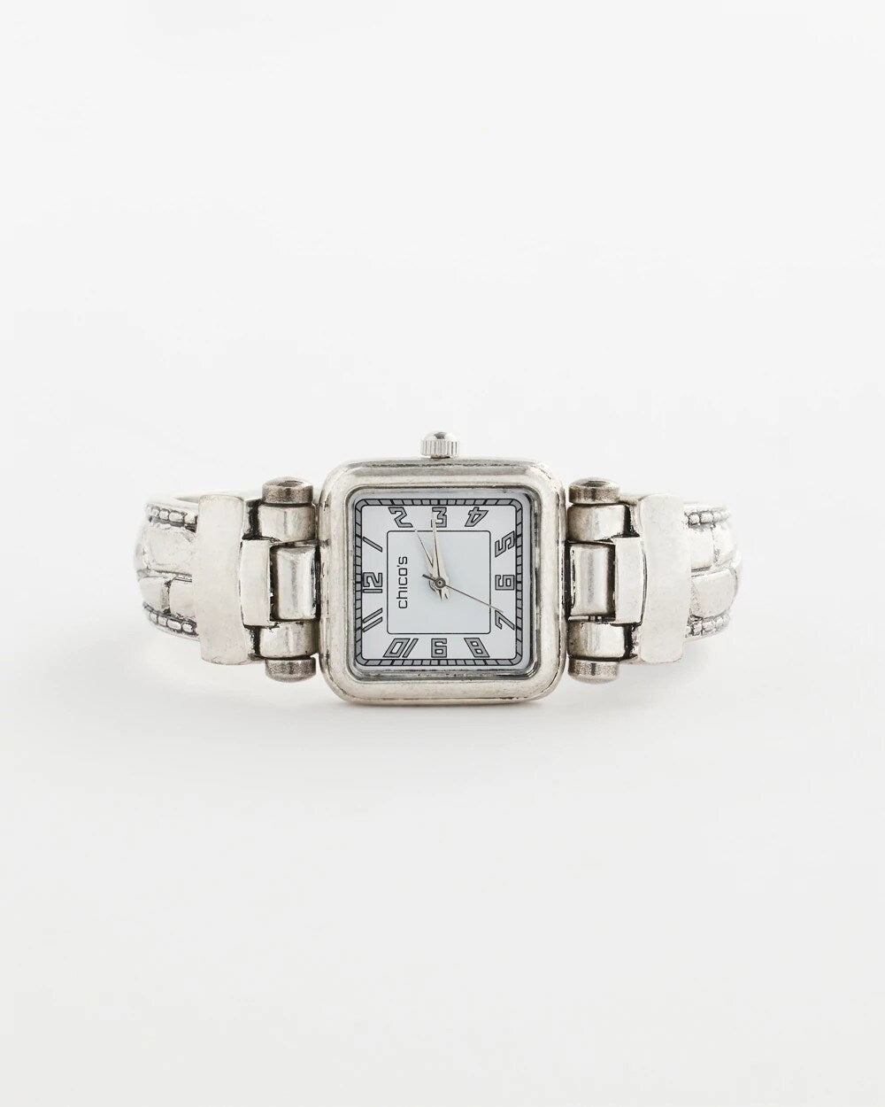 Chico's Originals Vintage Silver Cuff Watch