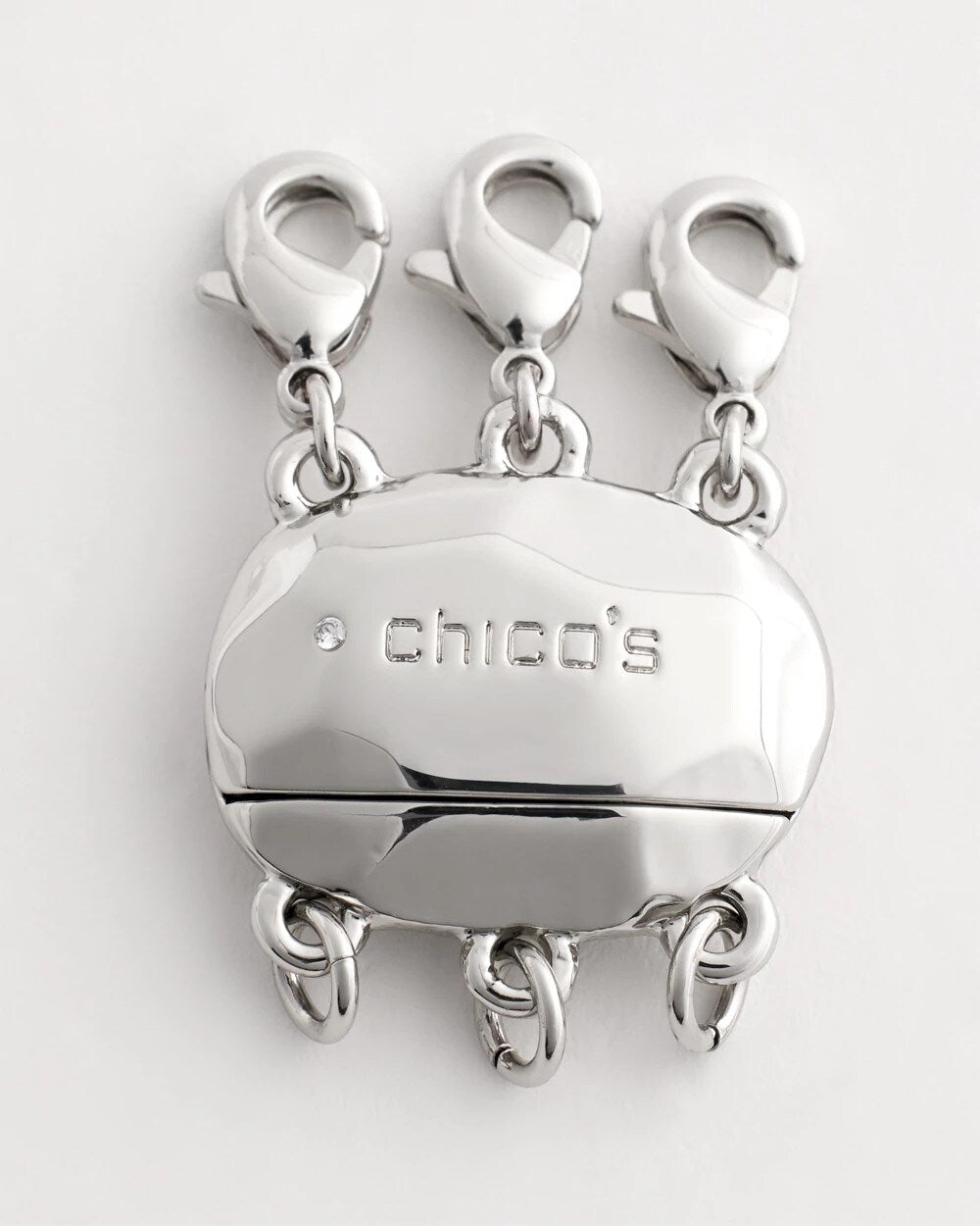 Silvertone Lobster-Claw Necklace Converter