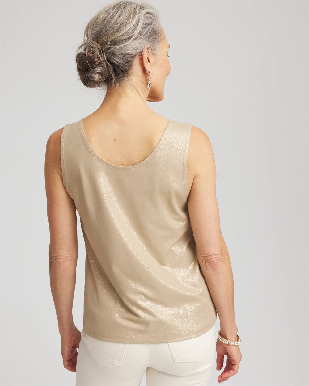 Foiled Microfiber Tank