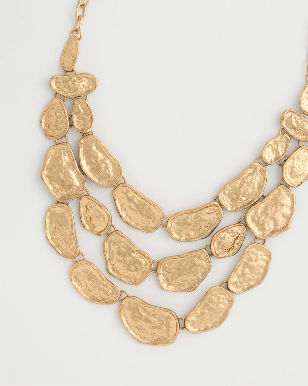 Beaded Multi-Strand Bib Necklace
