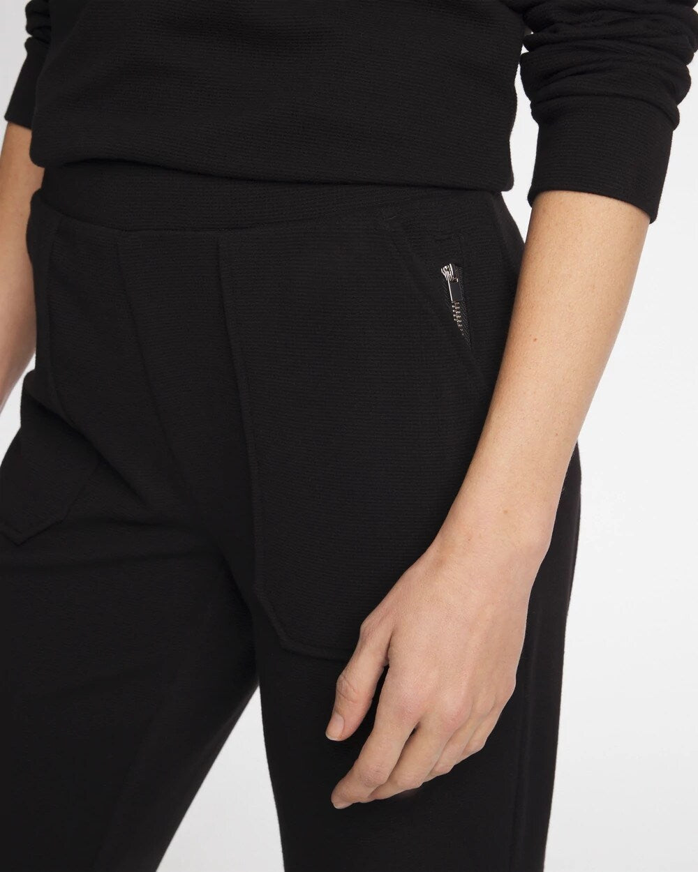 Zenergy Soft Waffle Tapered Ankle Pants